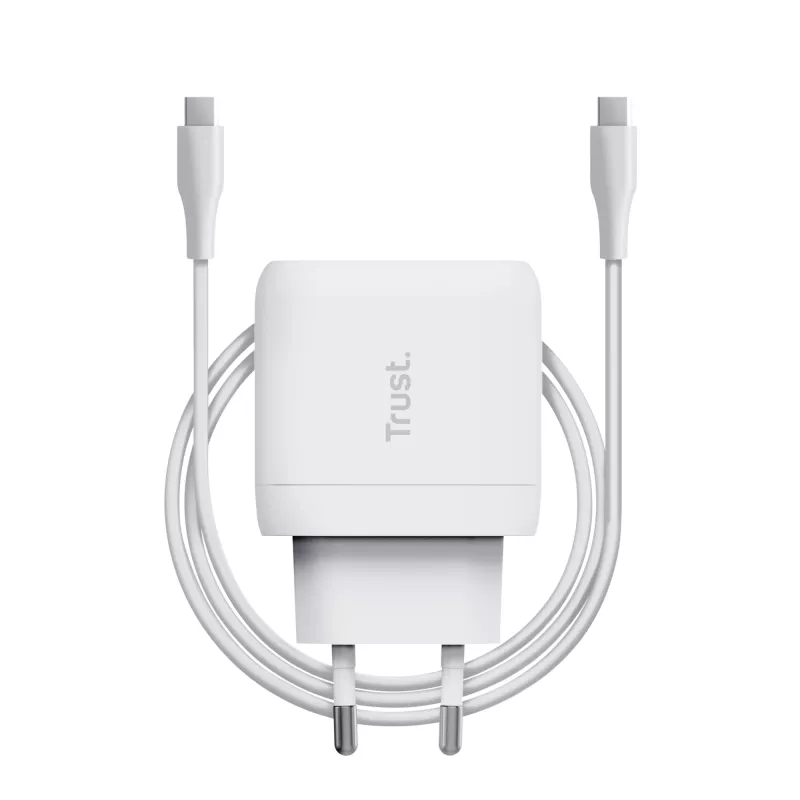 Carregador AC Trust Maxo 45 W universal branco