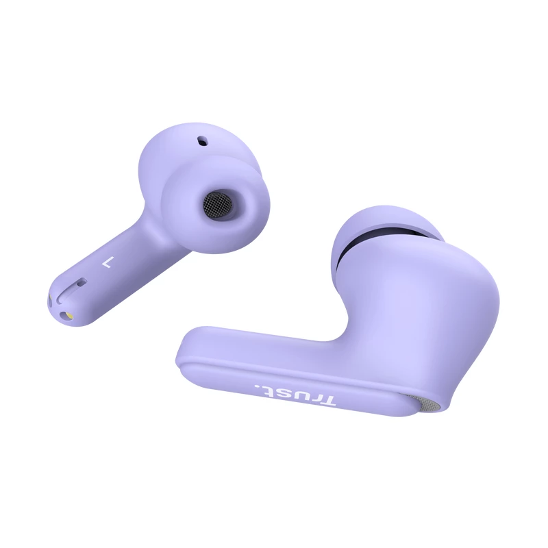 Trust Yavi 25297 auriculares intra-auriculares Bluetooth com ENC, roxos