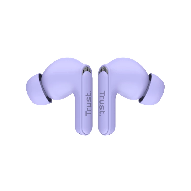 Trust Yavi 25297 auriculares intra-auriculares Bluetooth com ENC, roxos