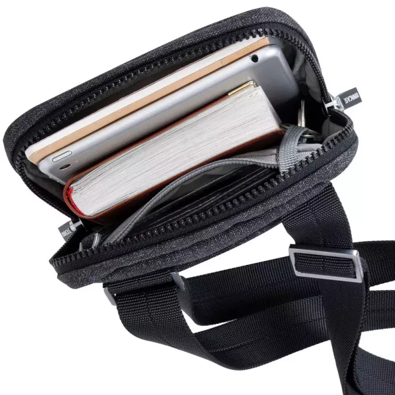 Mala messenger Rivacase 8810 para tablets até 20,3 cm (8 polegadas) — poliuretano e poliéster, 0,28 kg