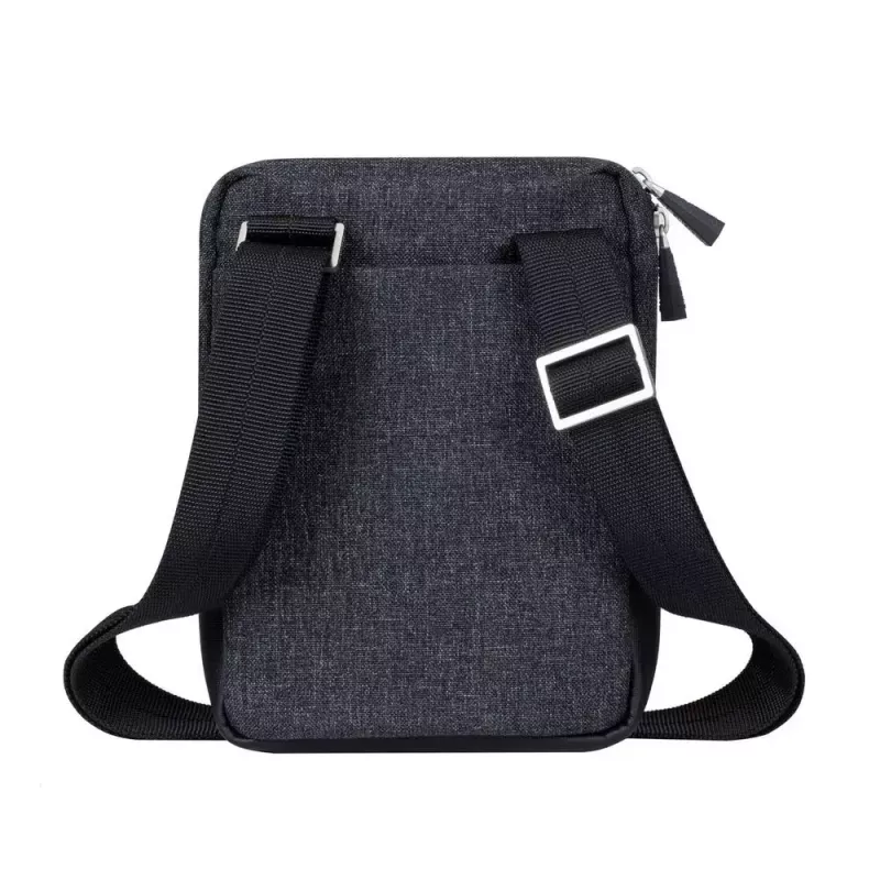 Mala messenger Rivacase 8810 para tablets até 20,3 cm (8 polegadas) — poliuretano e poliéster, 0,28 kg