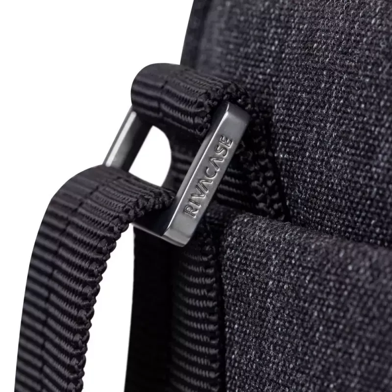Mala messenger Rivacase 8810 para tablets até 20,3 cm (8 polegadas) — poliuretano e poliéster, 0,28 kg