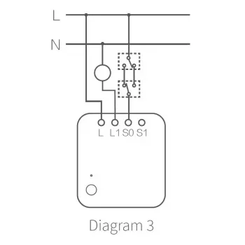 Módulo de interruptor simples AQARA Smart Home T1, sem neutro (SSM-U02)