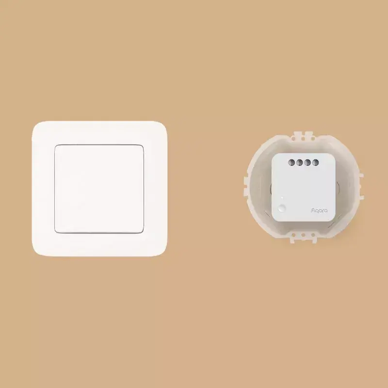 Módulo de interruptor simples AQARA Smart Home T1, sem neutro (SSM-U02)