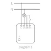 Módulo de interruptor simples AQARA Smart Home T1, sem neutro (SSM-U02)