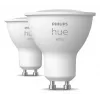 Philips Hue White GU10 lâmpada inteligente, 2x400 lm, 2 unidades