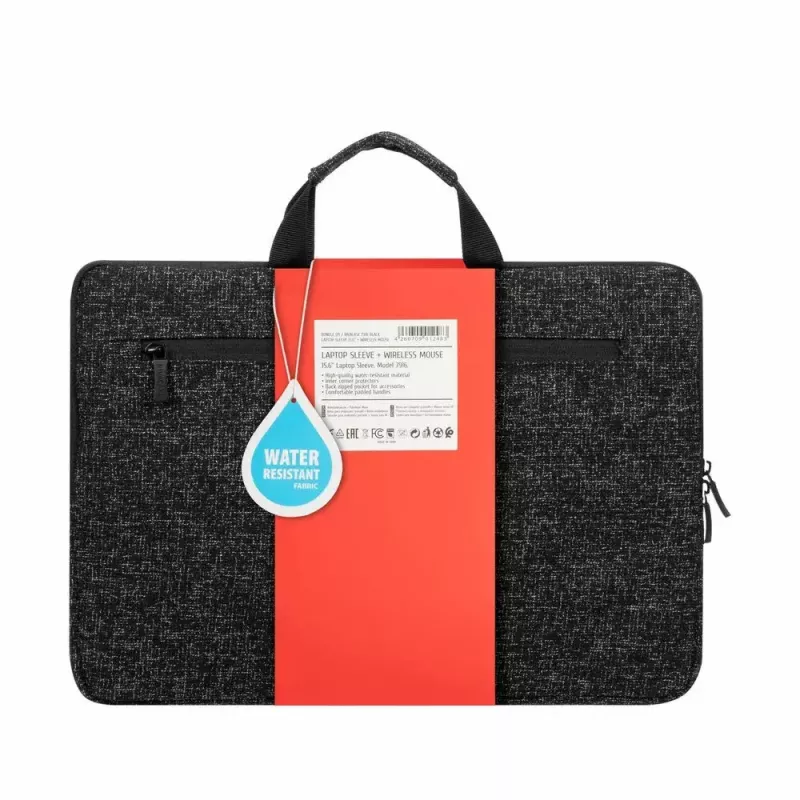 Capa Rivacase 7916BKMaus 39.6 cm 15.6 polegadas cinzento