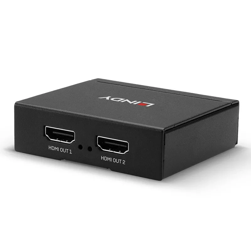 Splitter HDMI 4K Lindy 2 portas 3D, 2160p30