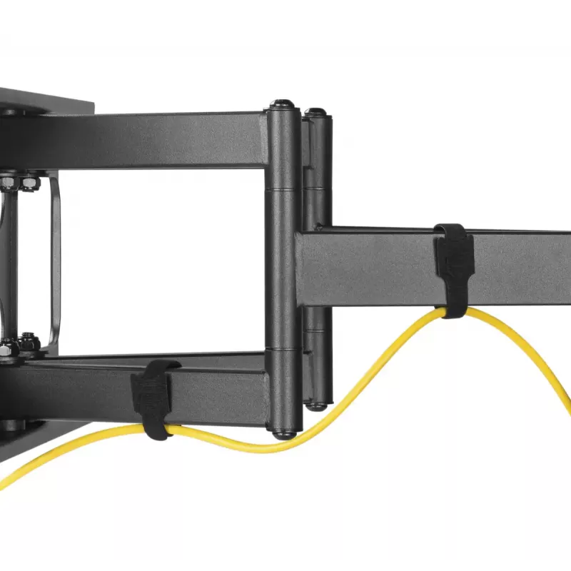 Suporte de parede para TV Gembird WM-80ST-02 — fixo/inclinável, 37 polegadas–80 polegadas, VESA até 600x400, 60 kg, preto