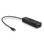 Hub USB Lindy USB 3.2 Type-C e conversor Gigabit Ethernet