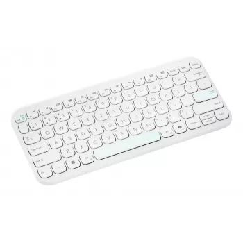Teclado ASUS Marshmallow KW100 Wireless Bluetooth QWERTY bege