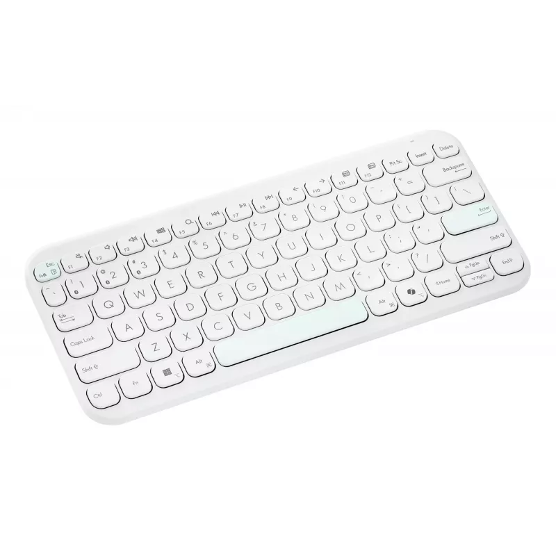 ASUS Marshmallow KW100 Teclado sem fios, branco iridescente