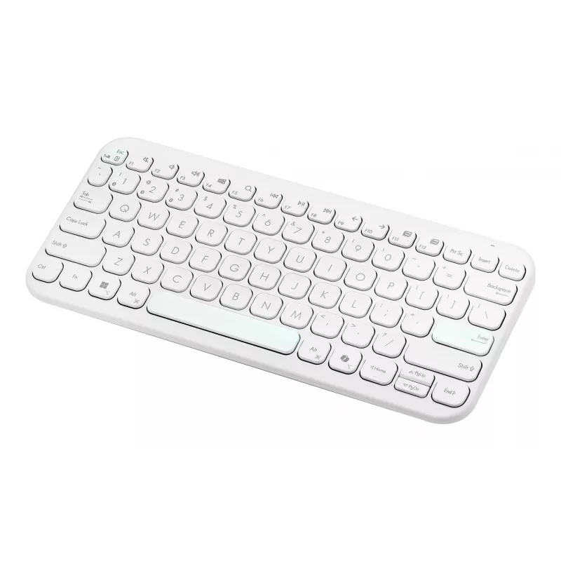 ASUS Marshmallow KW100 Teclado sem fios, branco iridescente