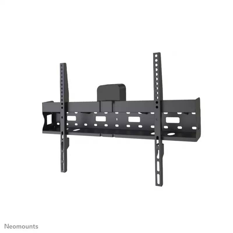 Neomounts LFD-W1640MP suporte de parede fixo para TV, 37-75 polegadas (94-190,5 cm), VESA 200x200-600x400, máx. 35 kg, profundidade 6,2 cm, com espaço para leitor multimédia / mini PC, em aço, preto