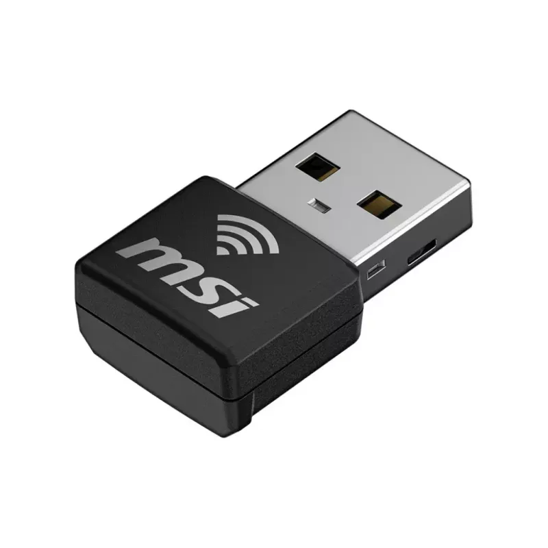 Adaptador USB MSI AX1800 Nano WiFi USB 2.0 preto