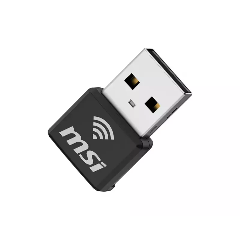 Adaptador USB MSI AX1800 Nano WiFi USB 2.0 preto