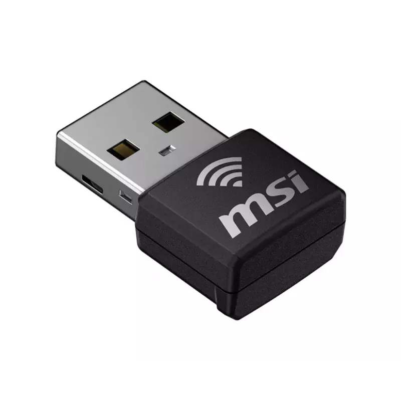 Adaptador USB MSI AX1800 Nano WiFi USB 2.0 preto