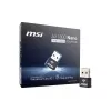 Adaptador USB MSI AX1800 Nano WiFi USB 2.0 preto