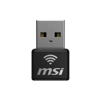 Adaptador USB MSI AX1800 Nano WiFi USB 2.0 preto