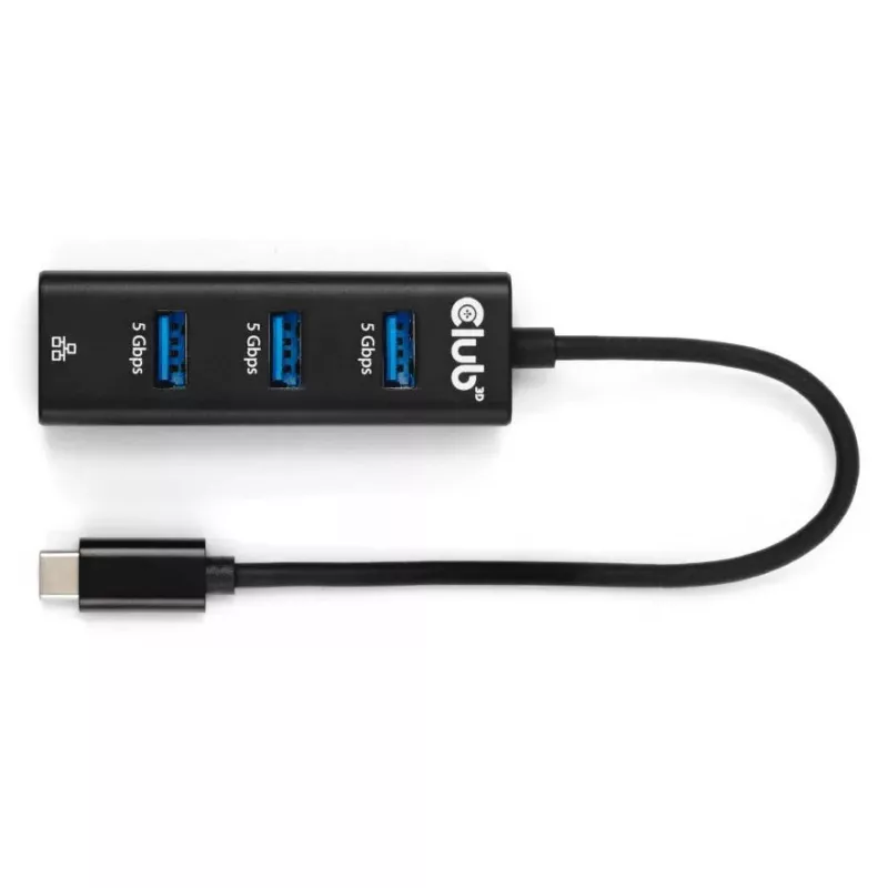 Hub de interfaces CLUB3D CSV-1549 USB Type-C 5000 Mbit/s preto