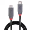 Cabo USB 4 240 W Type-C de 0,8 m Lindy, Anthra Line