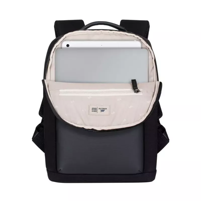 Mochila Rivacase 8521 33,8 cm (13,3 polegadas) preto com pega e alça de ombro