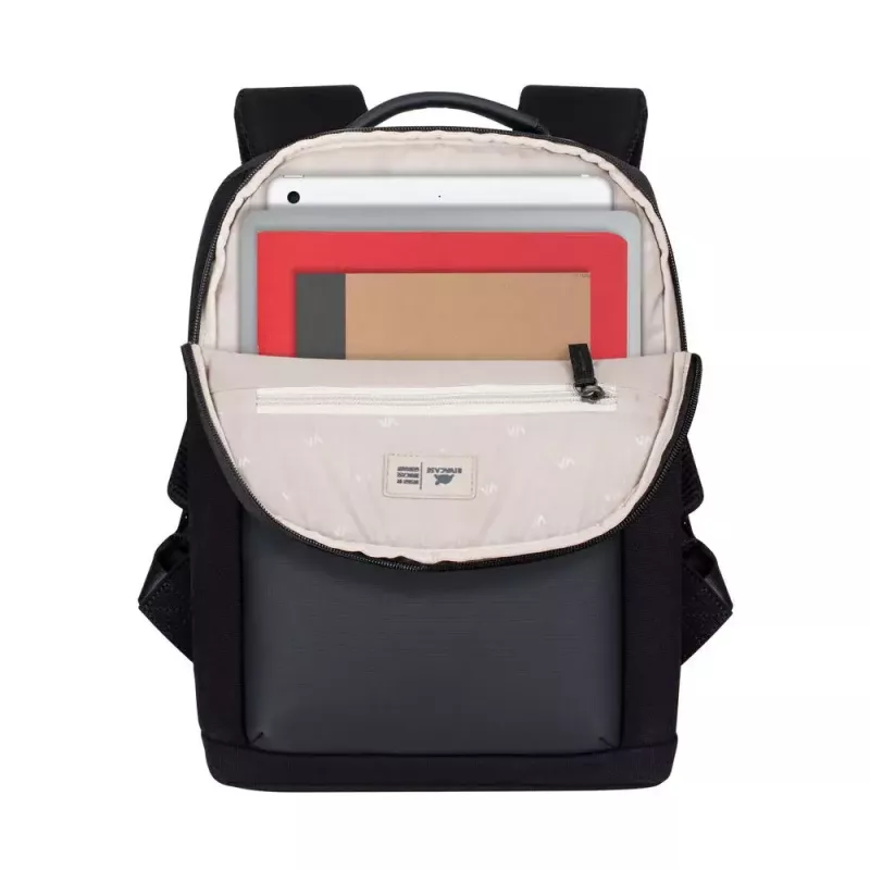 Mochila Rivacase 8521 33,8 cm (13,3 polegadas) preto com pega e alça de ombro