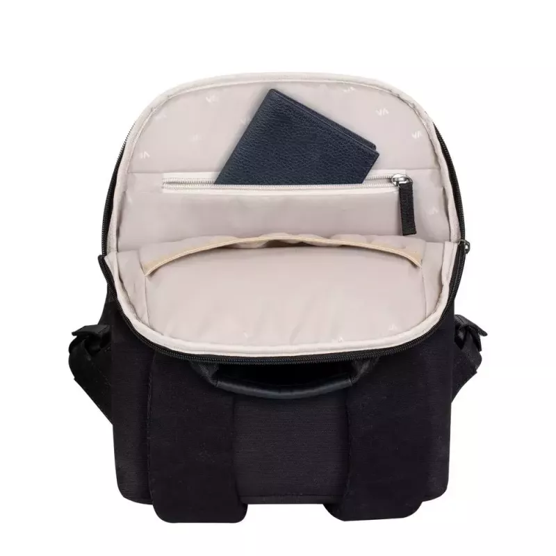 Mochila Rivacase 8521 33,8 cm (13,3 polegadas) preto com pega e alça de ombro