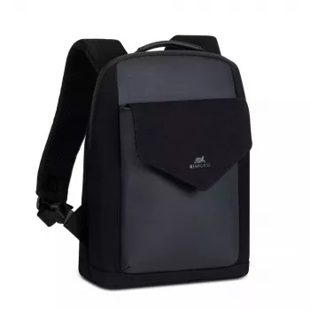 Mochila Rivacase 8521 33,8 cm (13,3 polegadas) preto com pega e alça de ombro