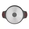 Panela Resto Kitchenware Capella 4,6 L redonda preta de madeira