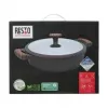 Resto Kitchenware 93906 panela multiusos, alumínio preto, 4,1 l, 28 cm