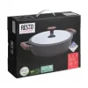 Resto Kitchenware 93906 panela multiusos, alumínio preto, 4,1 l, 28 cm
