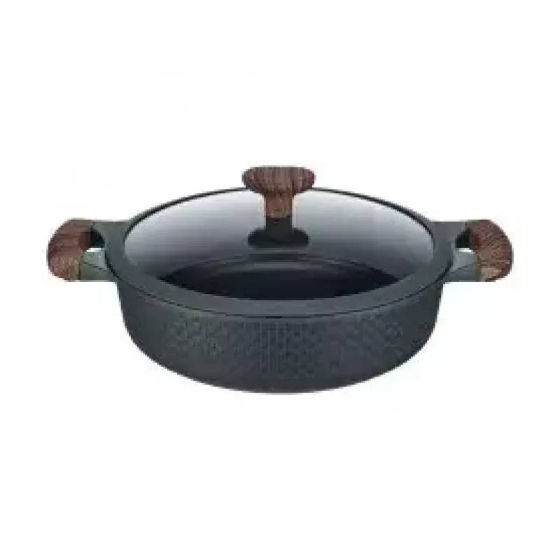 Resto Kitchenware 93906 panela multiusos, alumínio preto, 4,1 l, 28 cm