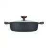 Resto Kitchenware 93906 panela multiusos, alumínio preto, 4,1 l, 28 cm