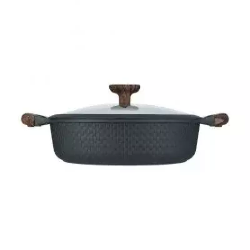 Resto Kitchenware 93906 panela multiusos, alumínio preto, 4,1 l, 28 cm