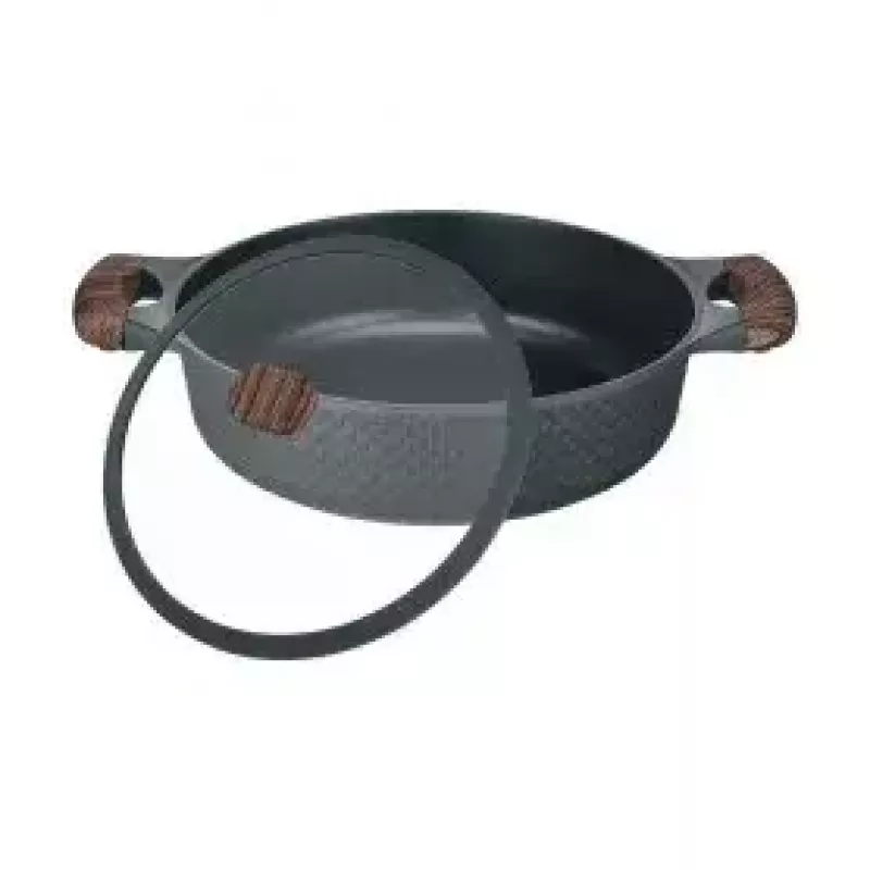 Resto Kitchenware 93906 panela multiusos, alumínio preto, 4,1 l, 28 cm