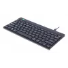 Teclado ergonómico R-Go Tools R-Go Compact Break, teclado compacto com software de pausas, QWERTY (US), com fios, preto