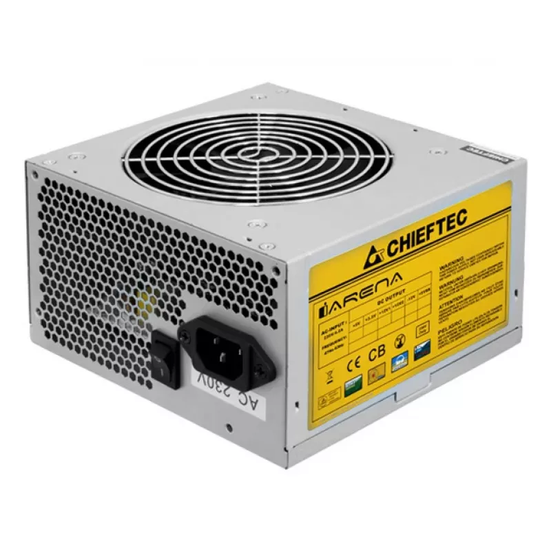 Fonte de alimentação CHIEFTEC GPA-700s 700 W 20+4 pin ATX PS/2 prateado ventoinha de 120 mm