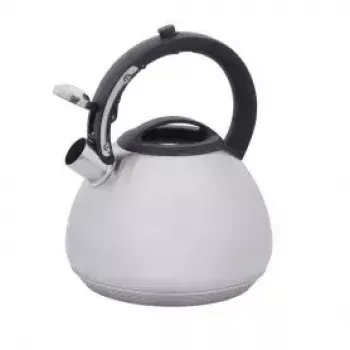 Chaleira elétrica RESTO 2,7 l 2200 W, caixa cinzenta, pega preta