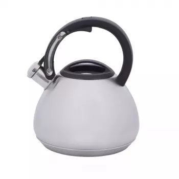 Chaleira elétrica RESTO 2,7 l 2200 W, caixa cinzenta, pega preta