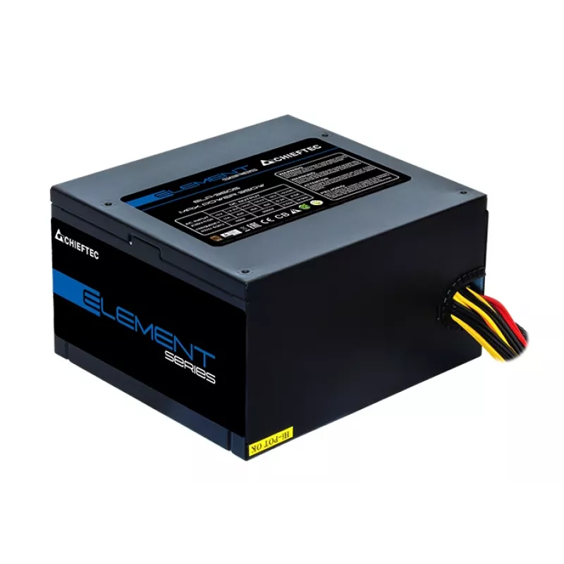 Fonte de alimentação Chieftec ELP-600S 600 W 20+4 pinos ATX PS/2 preto