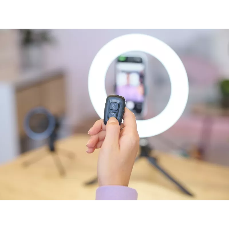 Luz anelar LED Trust Maku+ Preto/Verde 24881