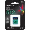 Memória flash ADATA 512GB SDXC UHS-I Classe 10 ASDX512GUI3V30S-R