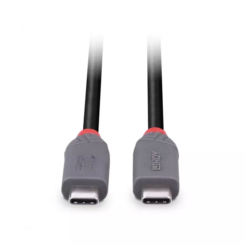 Cabo USB 4 240 W Type-C Lindy 1,5 m, Anthra Line