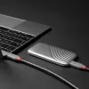Cabo USB 4 240 W Type-C Lindy 1,5 m, Anthra Line