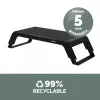 Suporte para monitor de computador Fellowes com 3 alturas ajustáveis - Elevador de monitor Hana LT - Suporte de monitor ergonómico ajustável para computador - Peso máx. 22,6 kg - Preto