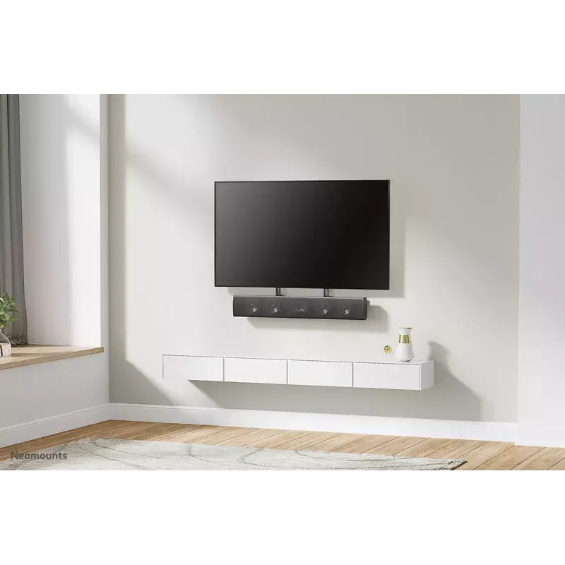 Suporte para videobar/soundbar Neomounts AWL29-750BL1 VESA - máx. 10 kg - universal