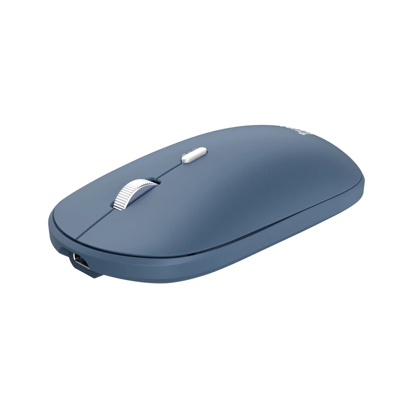 Teclado Trust Lyra com rato incluído Escritório RF Wireless + Bluetooth QWERTY US-Inglês Azul