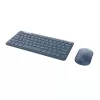 Teclado Trust Lyra com rato incluído Escritório RF Wireless + Bluetooth QWERTY US-Inglês Azul
