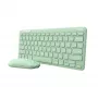 Trust Lyra 24942 conjunto de teclado e rato sem fios, verde